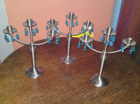 DIZAJNERSKI SVIJEĆNJACI - 3 KOMADA