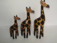 Drvena figura žirafa - 55 - 75 kn