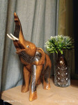 afrička skulptura slona  (26cm)