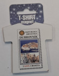 Drveni magnet "majica" - R Hrvatska Dubrovnik