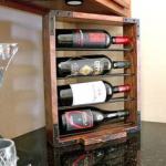 Drveni stalak za vino - butelje