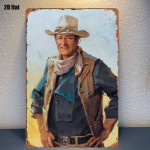 John Wayne metalna pločica 30cm*20cm