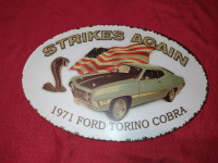 Metalna tabla - reklama - AUTO - COBRA