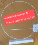 METALNI OBRUČ KOLUT STALAK DRŽAČ ZA BALONE PROMJER 45 CM DEKORACIJA