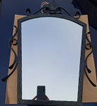 Ogledalo, zrcalo sa metalnim kovanim okvirom