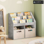 Polica za knjige za djecu Betonski sivi 72,5 x 29,5 x 69 cm - Beton si