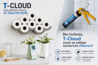 Polica za toaletni papir T- Cloud