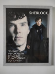 Poseban i rijedak plakat "Sherlock", uramljen!