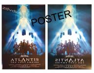 Dva postera i naljepnica ATLANTIS The lost empire iz 2001 - Atlantida