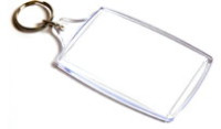 Privjesak za ključeve -akrilni 10x4,5cm za umetanje slike