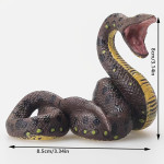 Realističan model divljeg pitona, pogodan za ukrašavanje vrta