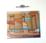 Saša Petroševski Novak - ulje na platnu “Morski grad”