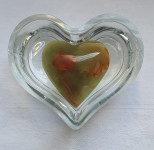 SRCE POSUDA MASIVNO STAKLO + SRCE ONIX