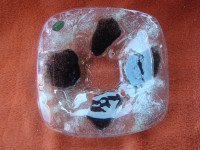 Staklena zdjela - Ručni rad Kukrić