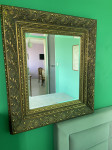 Stilsko ogledalo staro zlato boje