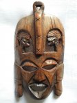 Ukrasna afrička maska za zid