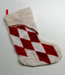 ukrasna božićna, novogodišnja, kaminska čarapa