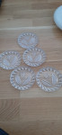 Ukrasni tanjurići - kristal, promjer 9 cm