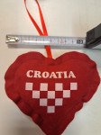 Ukrasno plišano srce Croatia