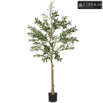 Umjetna biljka, umjetna maslina, 150 cm, 720 listova, 40 maslina, čvrs