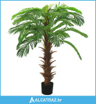 Umjetna cikas palma s posudom 140 cm zelena - NOVO