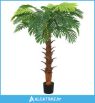 Umjetna cikas palma s posudom 160 cm zelena - NOVO