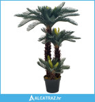 Umjetna cikas palma s posudom zelena 125 cm - NOVO