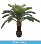 Umjetna cikas palma s posudom zelena 90 cm - NOVO