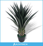 Umjetna Yucca biljka s lončanicom 85 cm zelena - NOVO