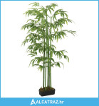 Umjetno stablo bambusa 576 listova 150 cm zeleno - NOVO