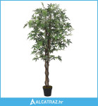 Umjetno stablo javora 672 lista 180 cm zeleno - NOVO