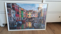 Velika slika od puzzli 70x50 cm Burano Italija (Ravensburger 1000kom)