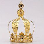 Vintage europska i američka zlatna dvorska kruna kraljice