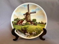 Vintage nizozemski ukrasni tanjur Royal Schwabap - J. Hunnik (13 cm)