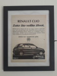 Zidna dekoracija - Renault Clio - automobil 1991. godine