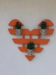 zidna dekoracija - ukrasni nosač za cvijeće