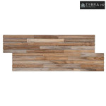 Zidna Ploča 10 kom. Prirodna 55 x 20 x 2 cm - Bijela