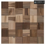 Zidna Ploča 11 kom. Prirodna 30 x 30 x 2 cm - Prirodna