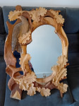 Zidno ogledalo - ručni rad