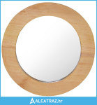 Zidno ogledalo od tikovine 40 cm okruglo - NOVO
