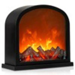 Vilde 568171 – Dekorativni LED kamin s efektom plamena, USB i baterijs