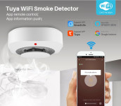 Detektor dima Wi-Fi 80dB alarm
