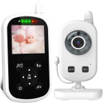 Dadilja s noćnom video kamerom i monitorom za bebe
