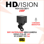 HDVISION 2MP SMART WIFI MINI BATERIJSKA KAMERA HDV-VS-CB71