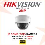 HIKVISION 2MP IP DOME 2.8mm KAMERA ZA VIDEO NADZOR DS-2CD1121-I