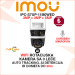 IPC-S7UP-11M0WED IMOU CRUISER TRIPLE ROTACIJSKA WIFI KAMERA SA 3 LEĆE