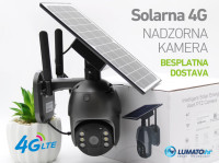 Solarna 4G nadzorna kamera 4MP, bežični video nadzor preko mobitela