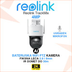 REOLINK TrackMix 4MP BATERIJSKA WIFI KAMERA S 2 LEĆE | AKCIJA