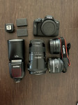 Canon R50+ objektivi+ flash+ oprema