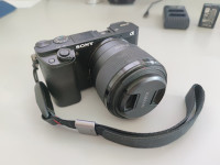 Sony alpha 6000 + Canon EOS 450D